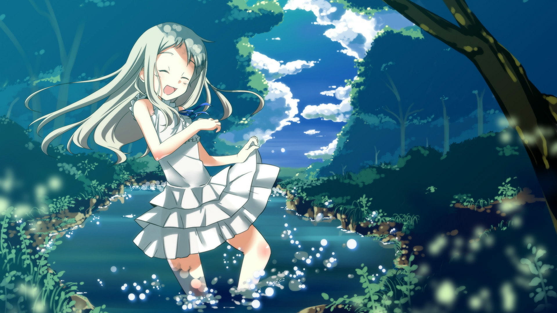 未闻花名 那朵花 本间芽衣子 面码 动漫电脑壁纸