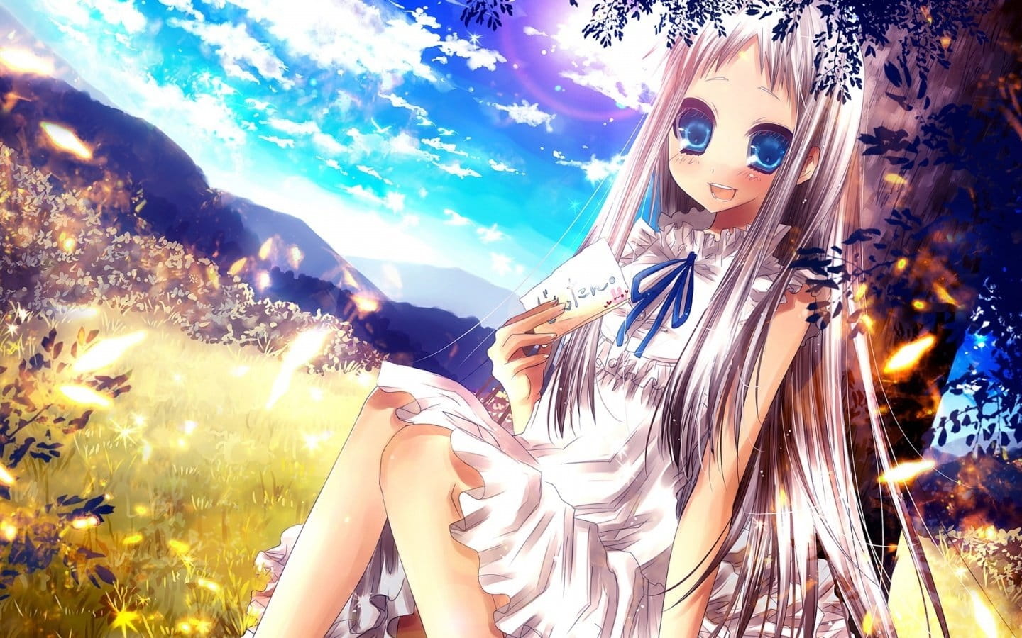 未闻花名 那朵花 本间芽衣子 面码 动漫电脑壁纸