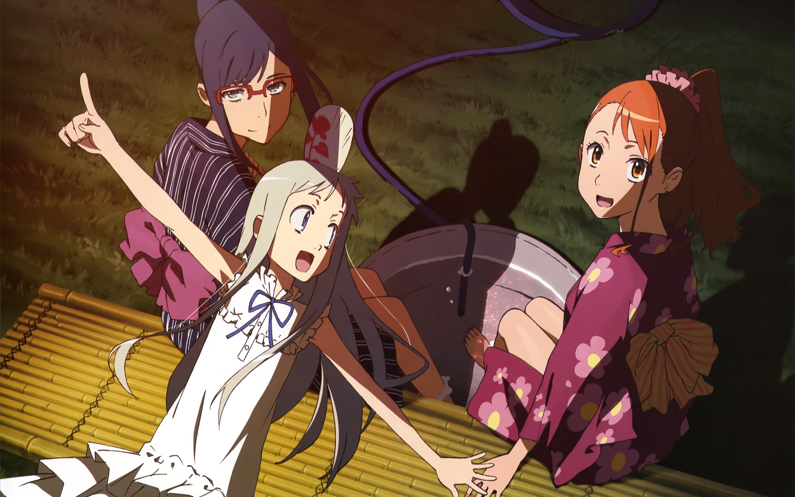 未闻花名 那朵花 本间芽衣子 面码 动漫电脑壁纸