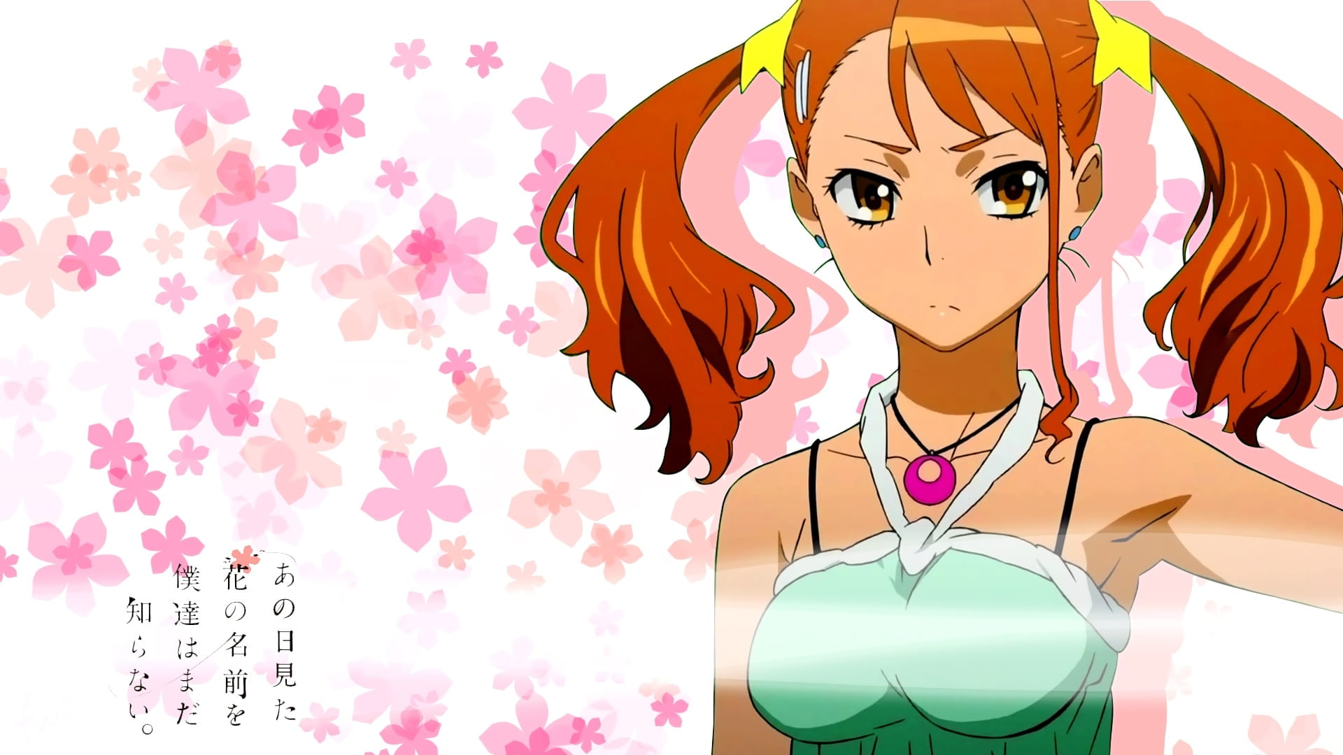 未闻花名 那朵花 本间芽衣子 面码 动漫电脑壁纸