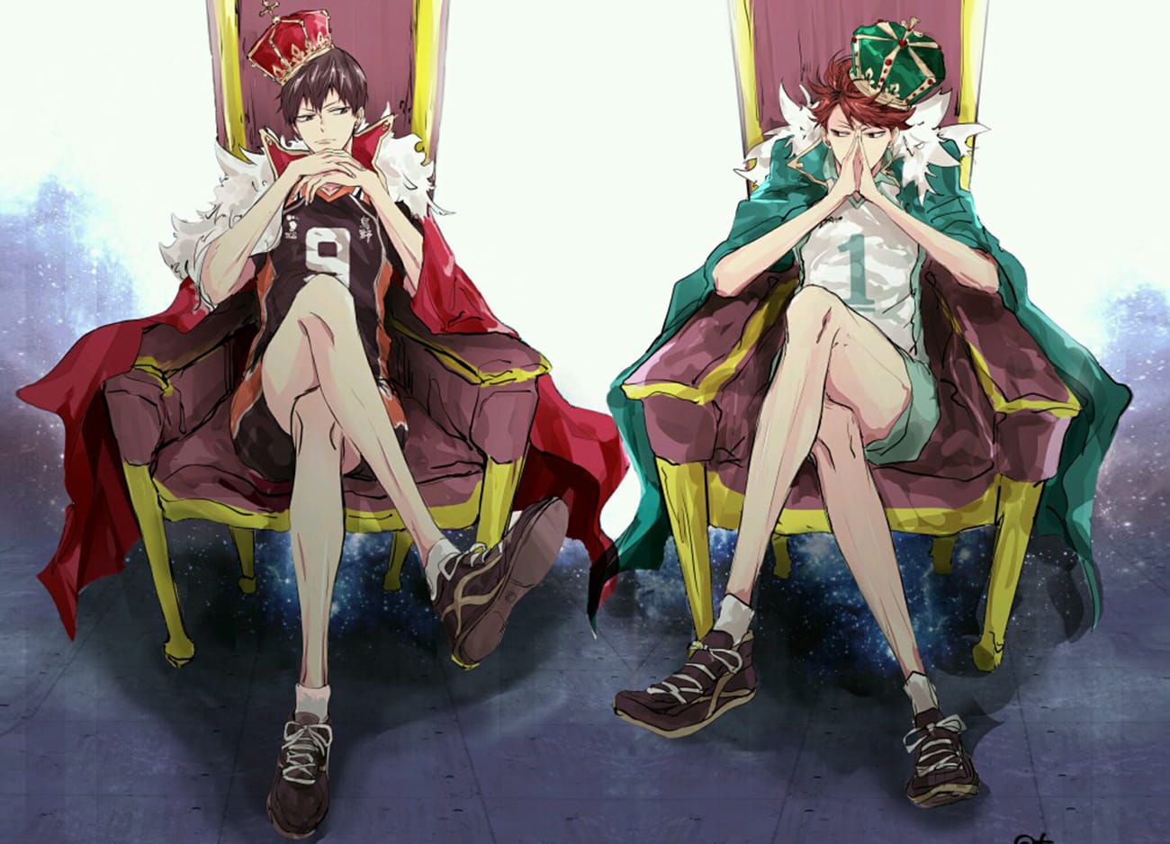 燃烧热血吧少年 排球少年同人桌面壁纸