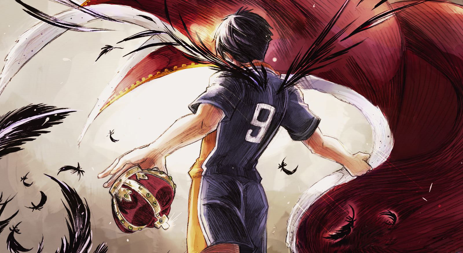 燃烧热血吧少年 排球少年同人桌面壁纸