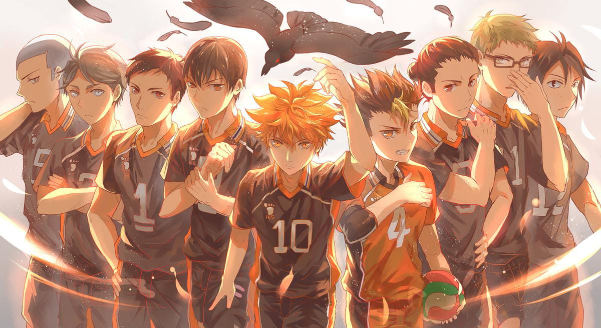 燃烧热血吧少年 排球少年同人桌面壁纸