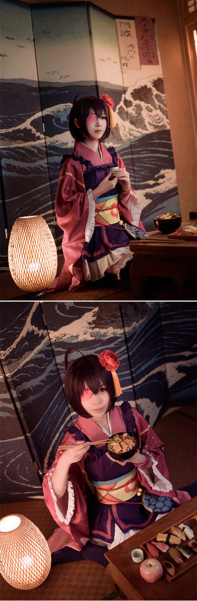 【授权】中二病也要谈恋爱 小鸟游六花和服COS