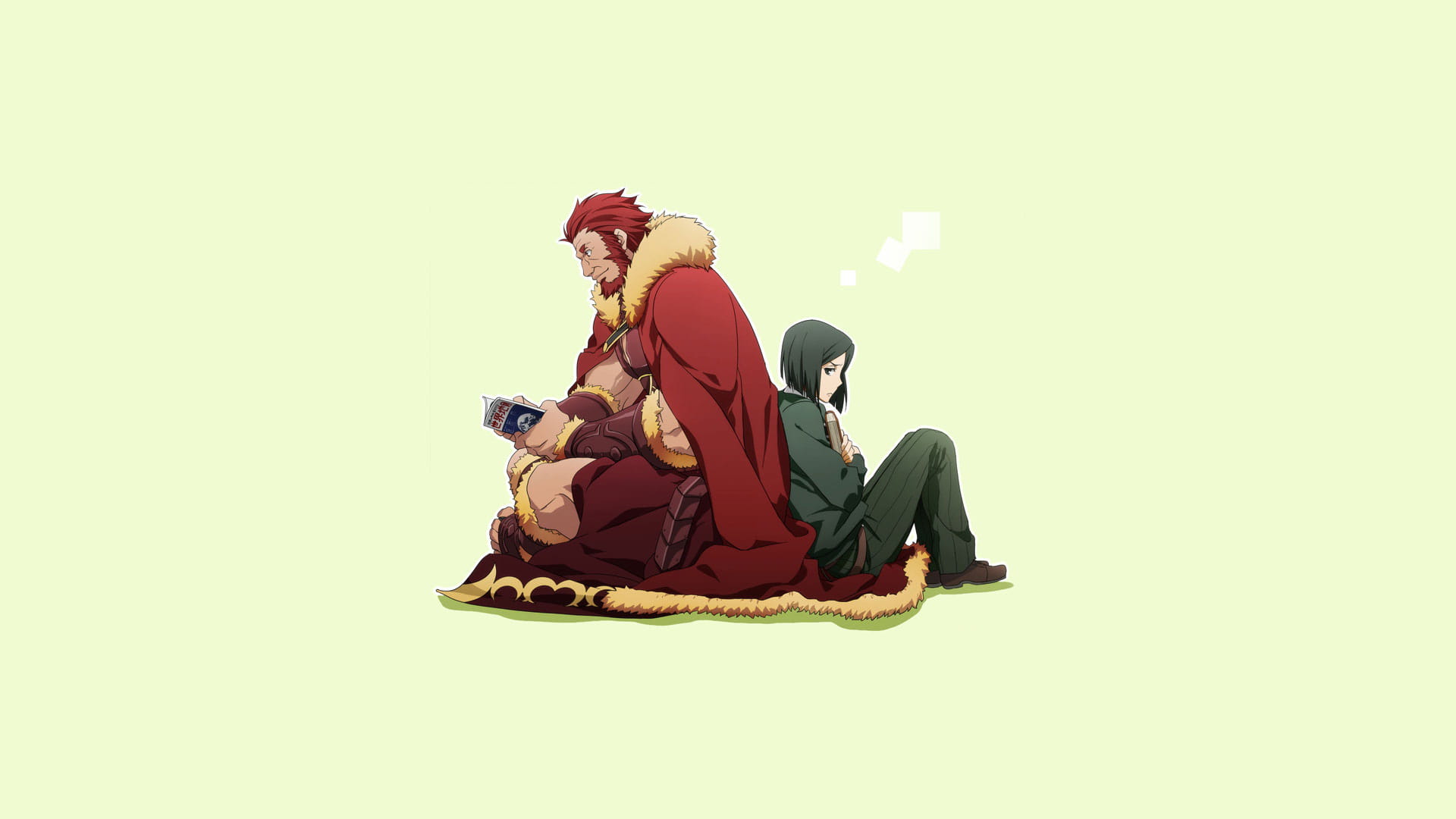 Fatestay night saber&伊莉雅 动漫电脑壁纸