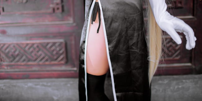 【授权】缘之空 春日野穹黑旗袍COS