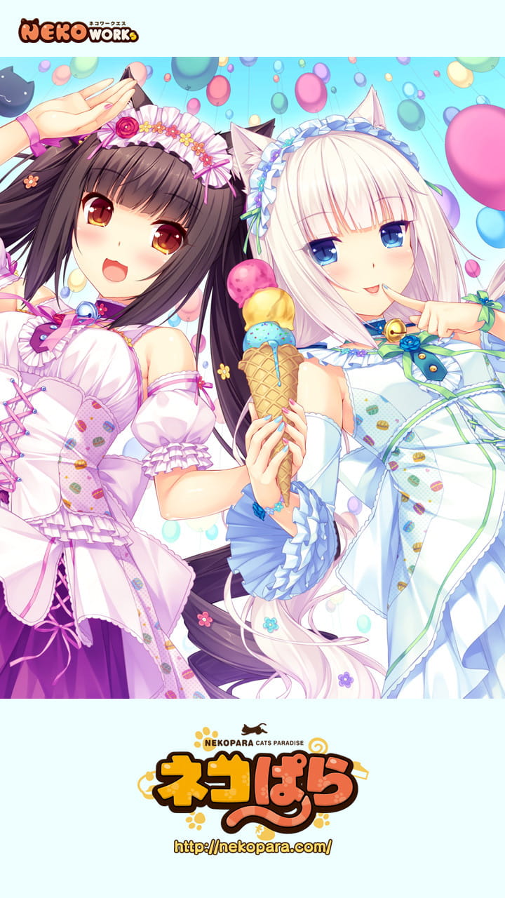 NEKOPARA巧克力与香子兰手机壁纸下载(1)