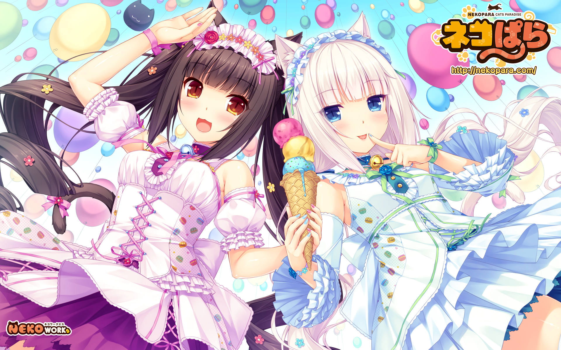 NEKOPARA巧克力与香子兰电脑壁纸下载(1)
