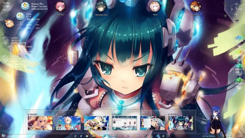 觉醒能力的圣洁天使 Ange Vierge win7主题