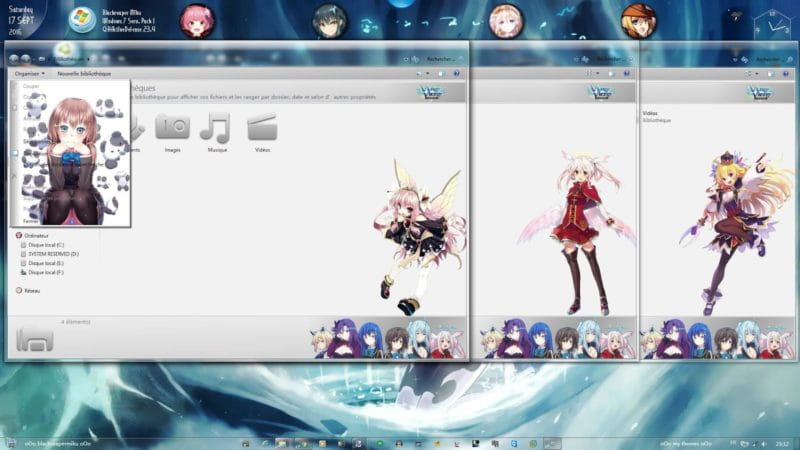 觉醒能力的圣洁天使 Ange Vierge win7主题