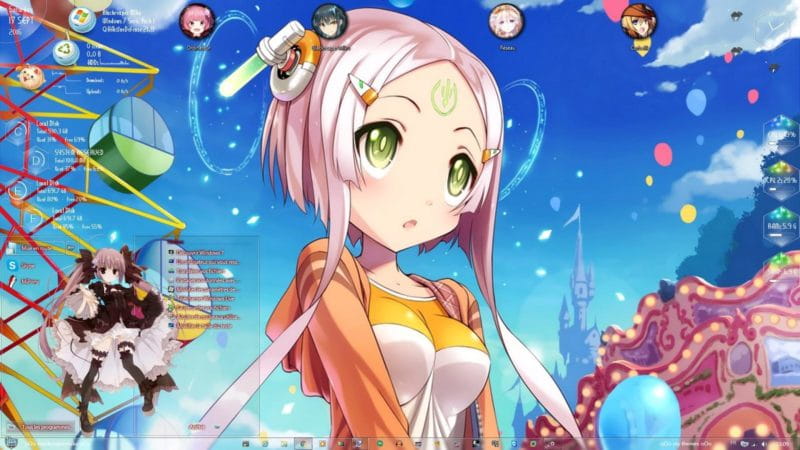 觉醒能力的圣洁天使 Ange Vierge win7主题