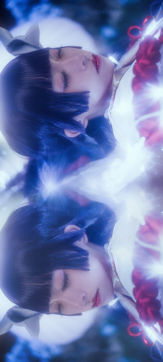 阴阳师手游 雪女 见月之樱皮肤COS