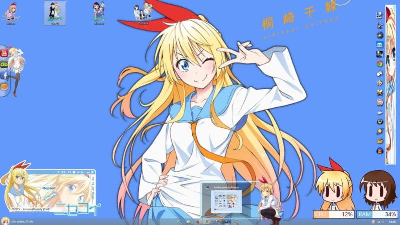 伪恋 成真 win8主题