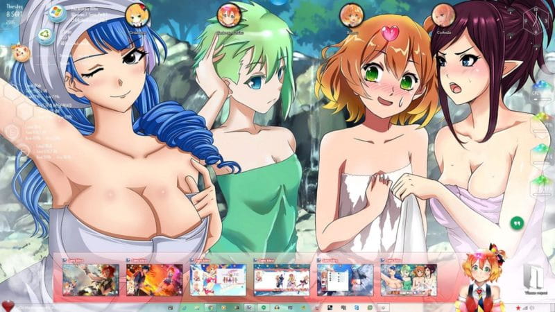 超越星系的热恋 超时空要塞Δ win7主题