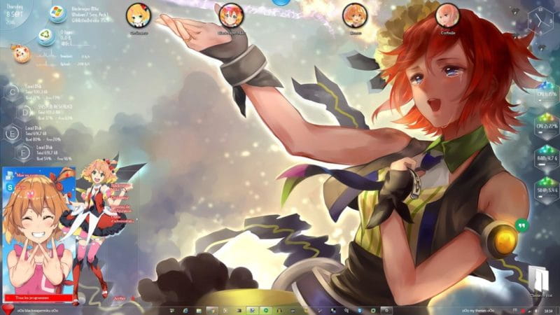 超越星系的热恋 超时空要塞Δ win7主题