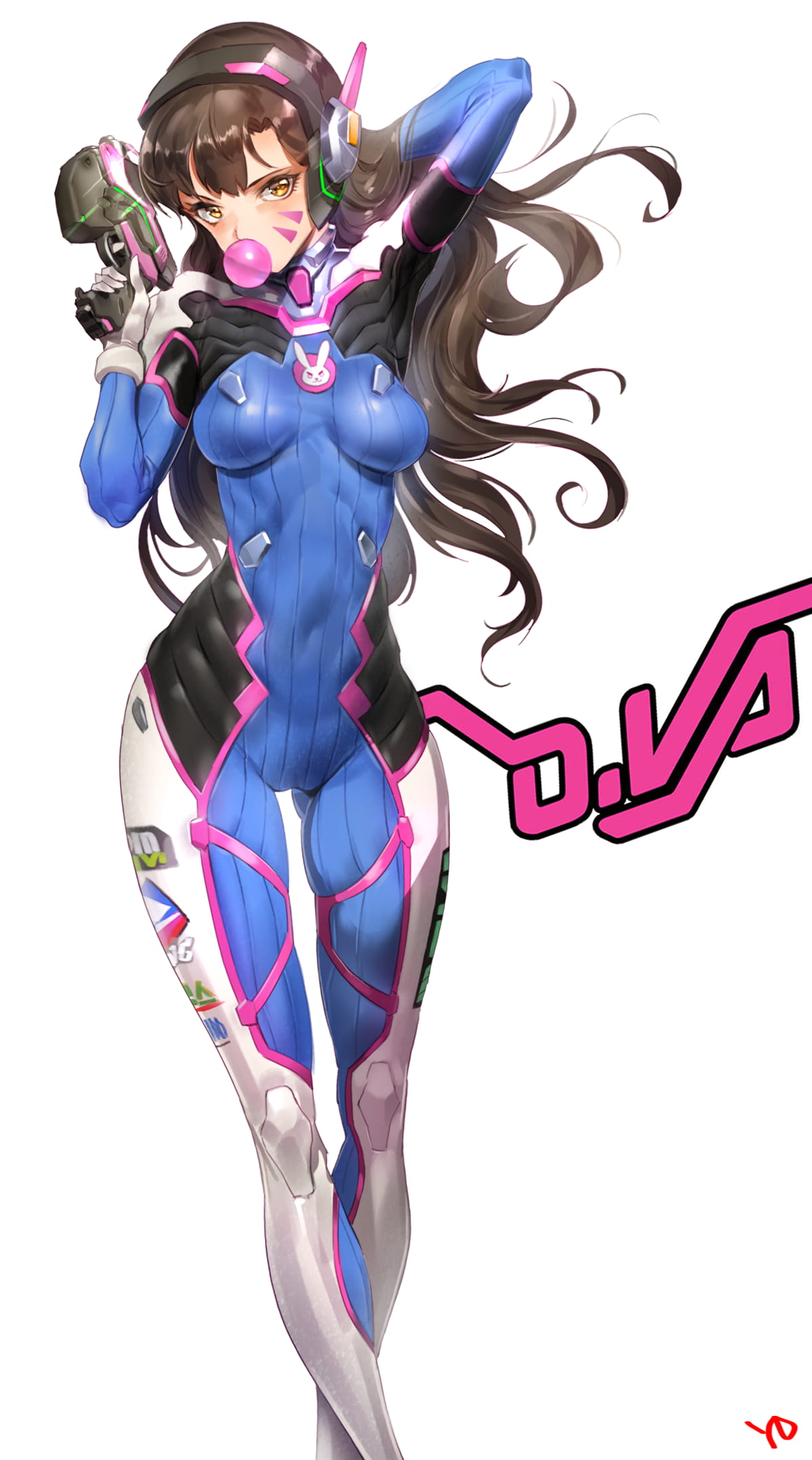 守望先锋 D.Va 宋哈娜 动漫游戏手机壁纸下载