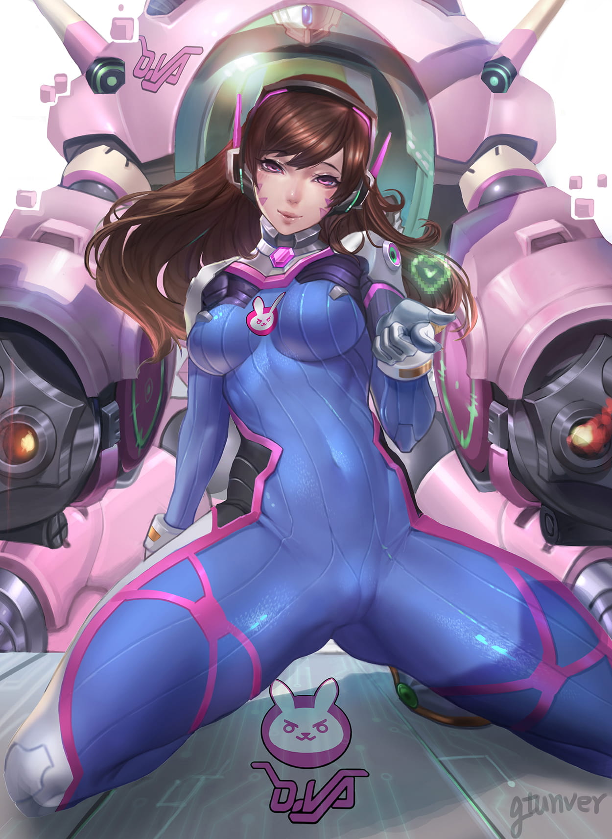 守望先锋 D.Va 宋哈娜 动漫游戏手机壁纸下载
