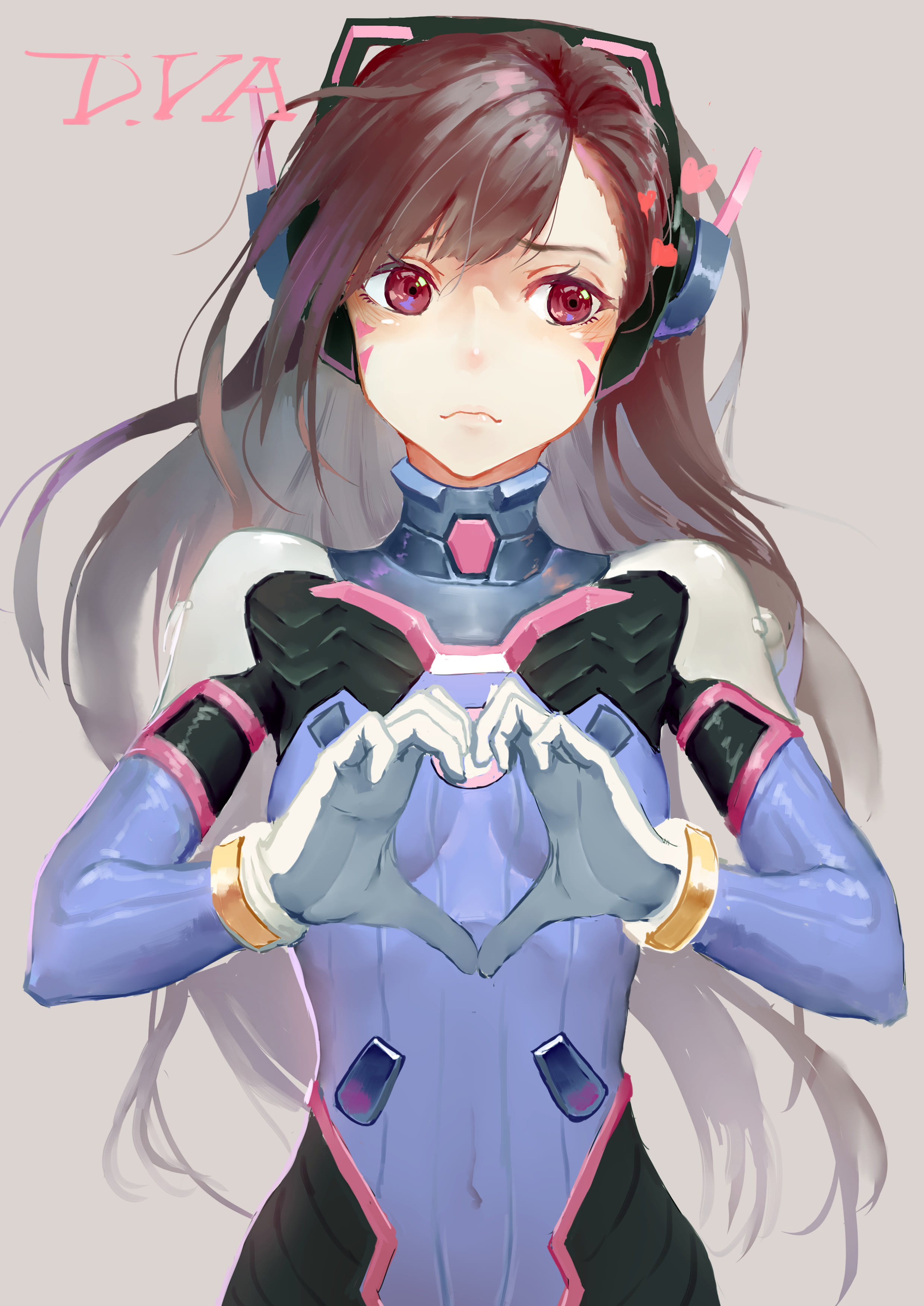 守望先锋 D.Va 宋哈娜 动漫游戏手机壁纸下载