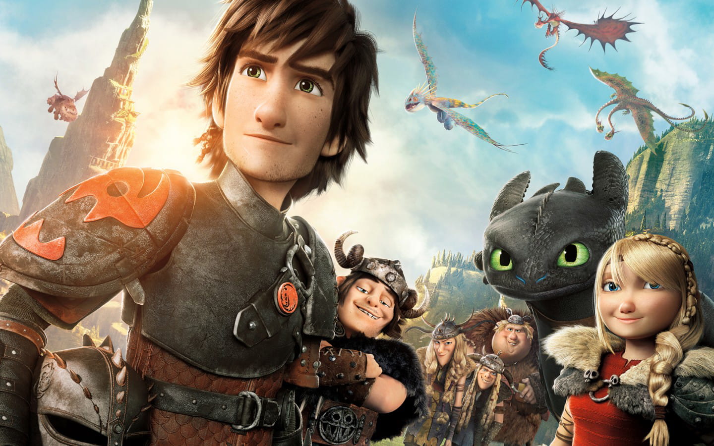 驯龙高手 高清动漫电脑壁纸