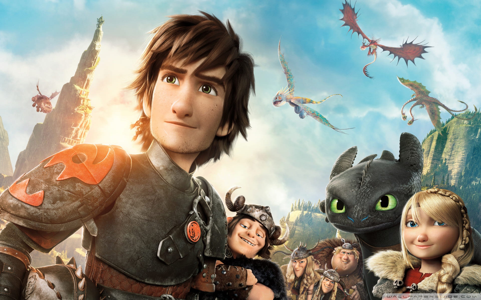 驯龙高手 高清动漫电脑壁纸