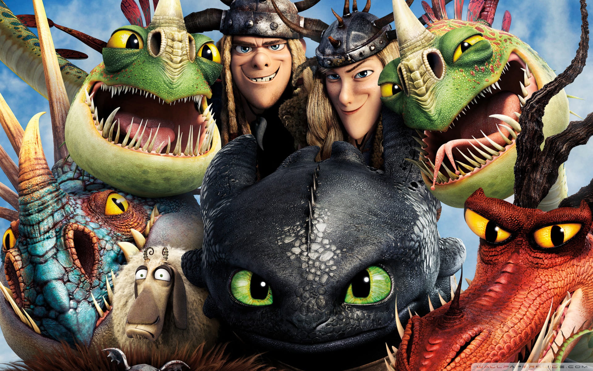 驯龙高手 高清动漫电脑壁纸