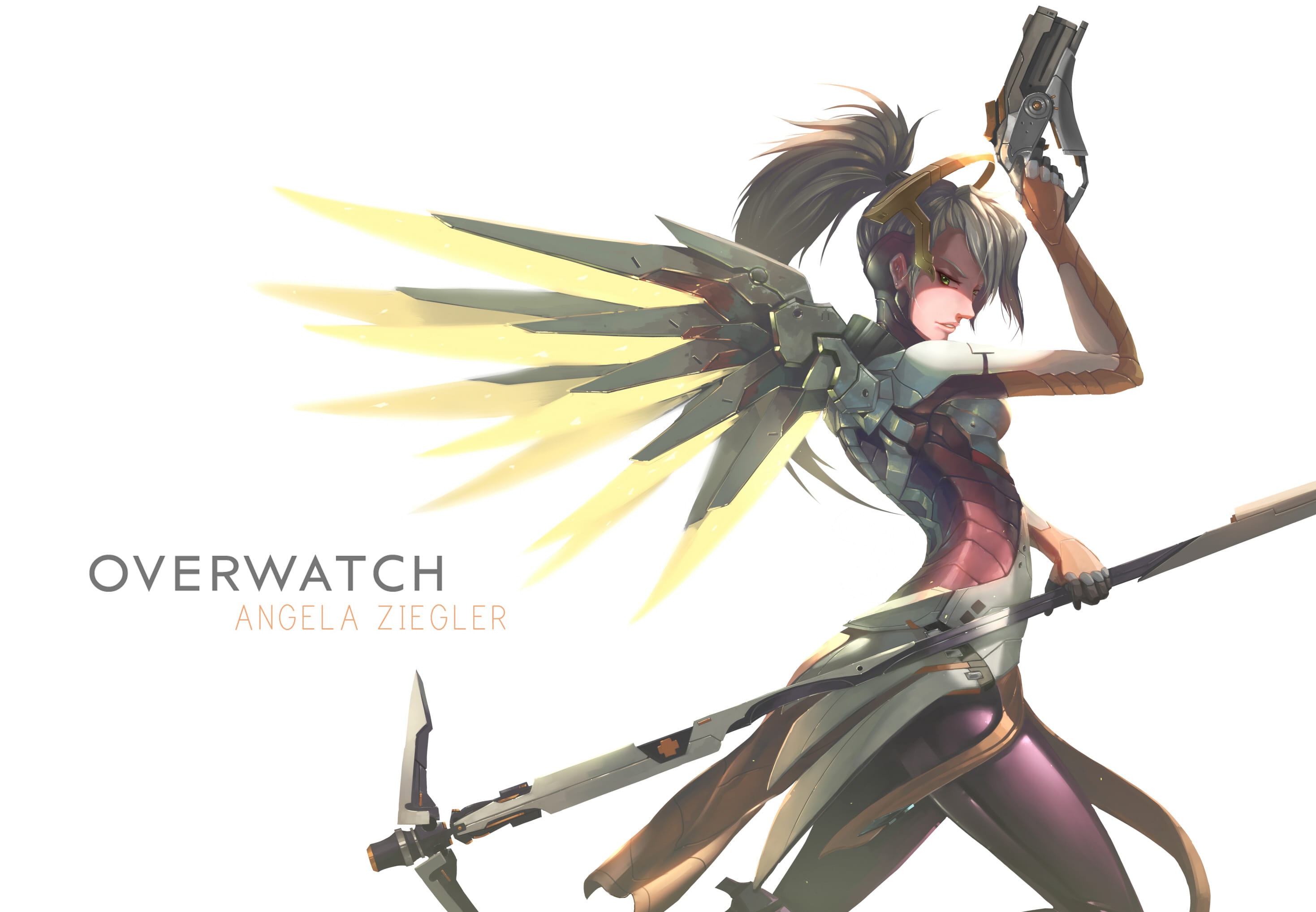 学医救不了中国人 守望先锋 天使 高清手机壁纸下载