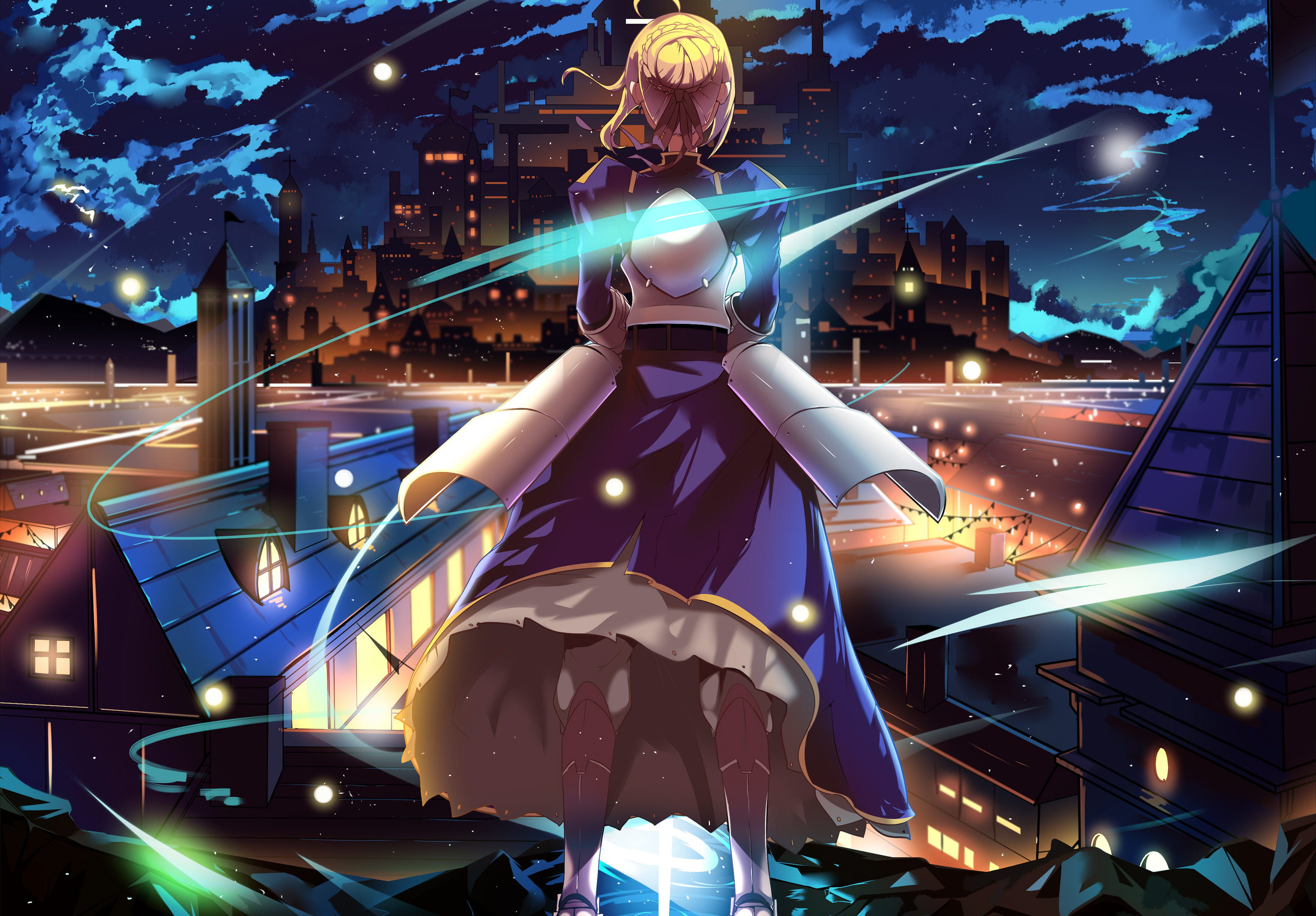 阿尔托莉雅saber本子电脑壁纸下载(1)