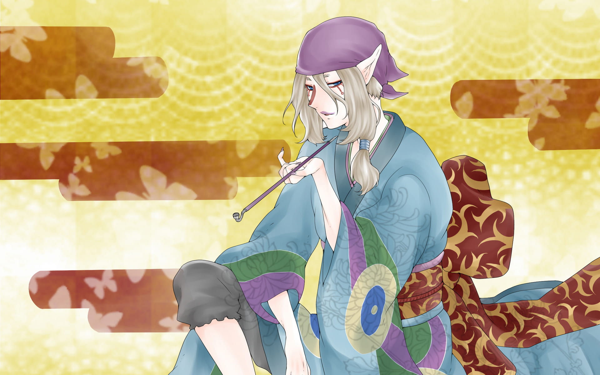 魑魅魍魉 怪化猫 动漫电脑壁纸下载