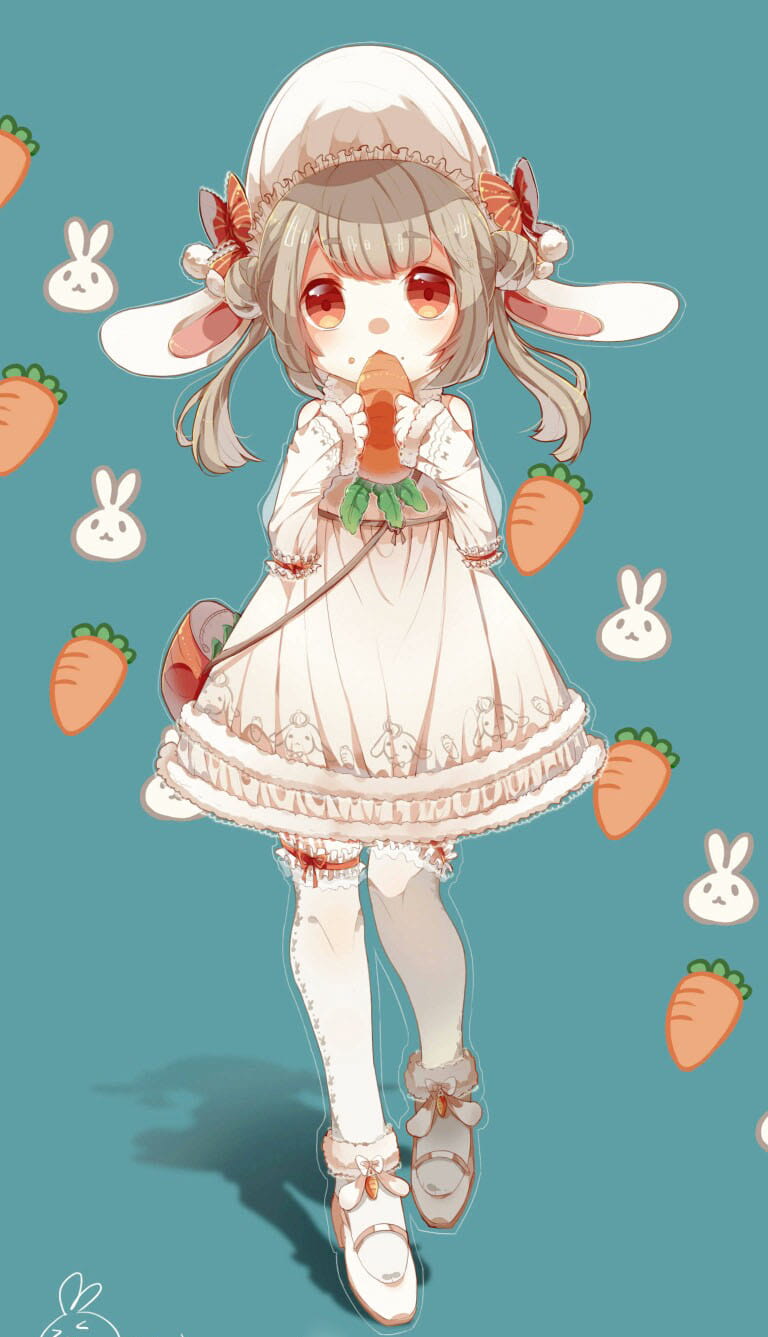 软萌兔娘来袭 手机壁纸图集分享