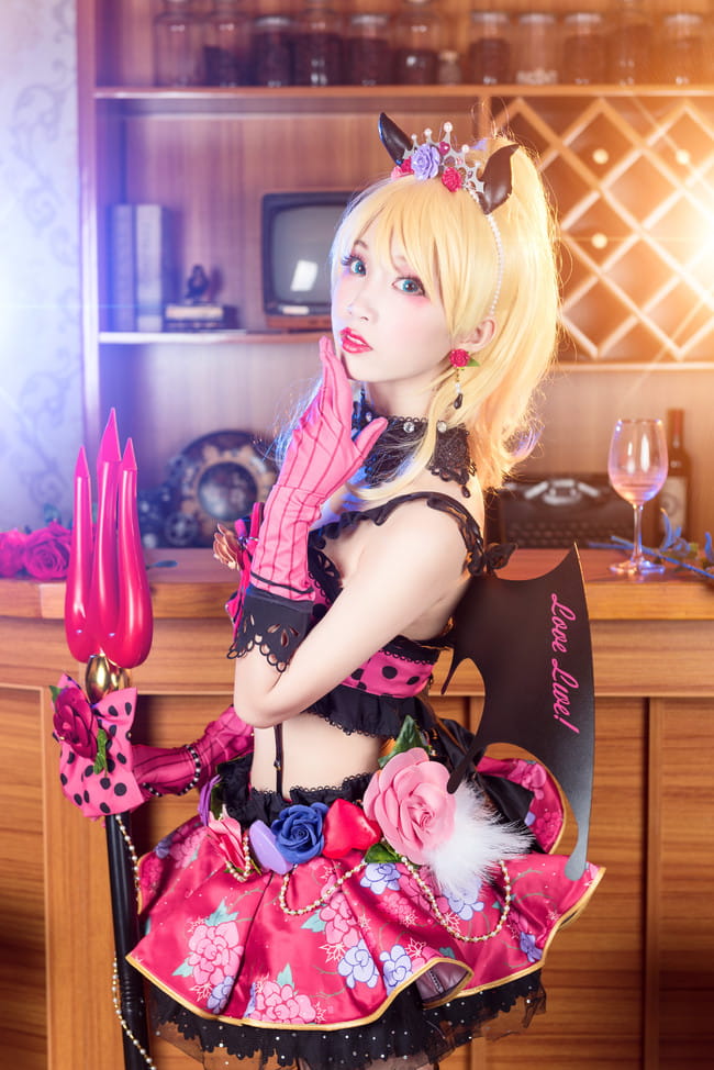 【授权】lovelive！小恶魔 绚濑绘里cos