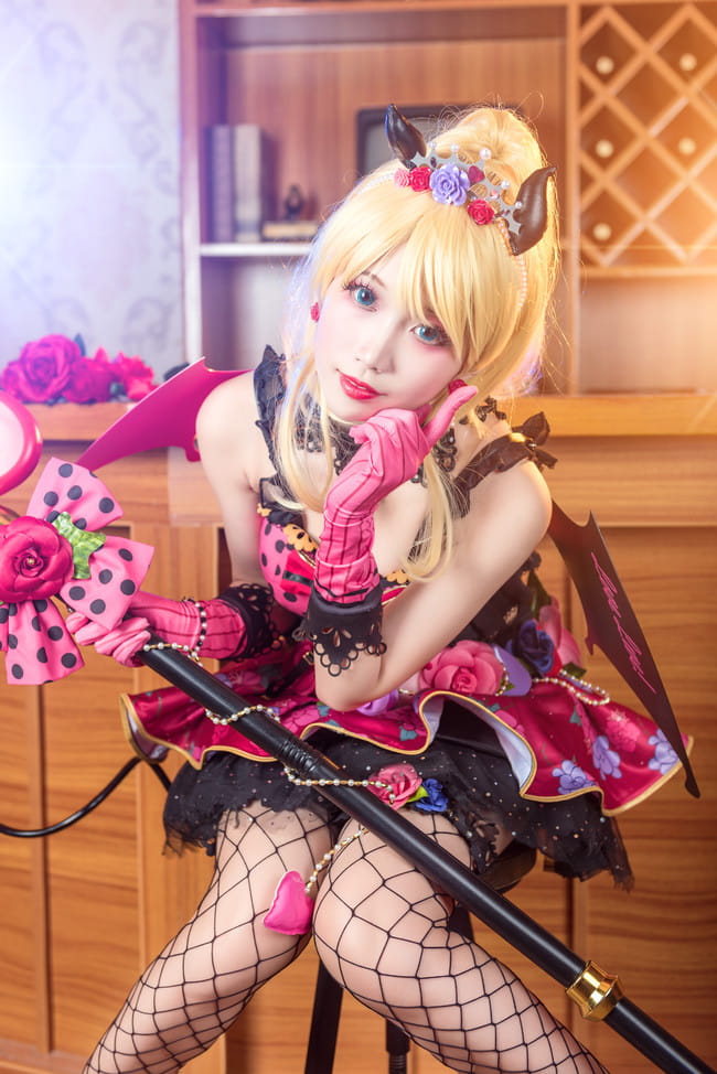 【授权】lovelive！小恶魔 绚濑绘里cos