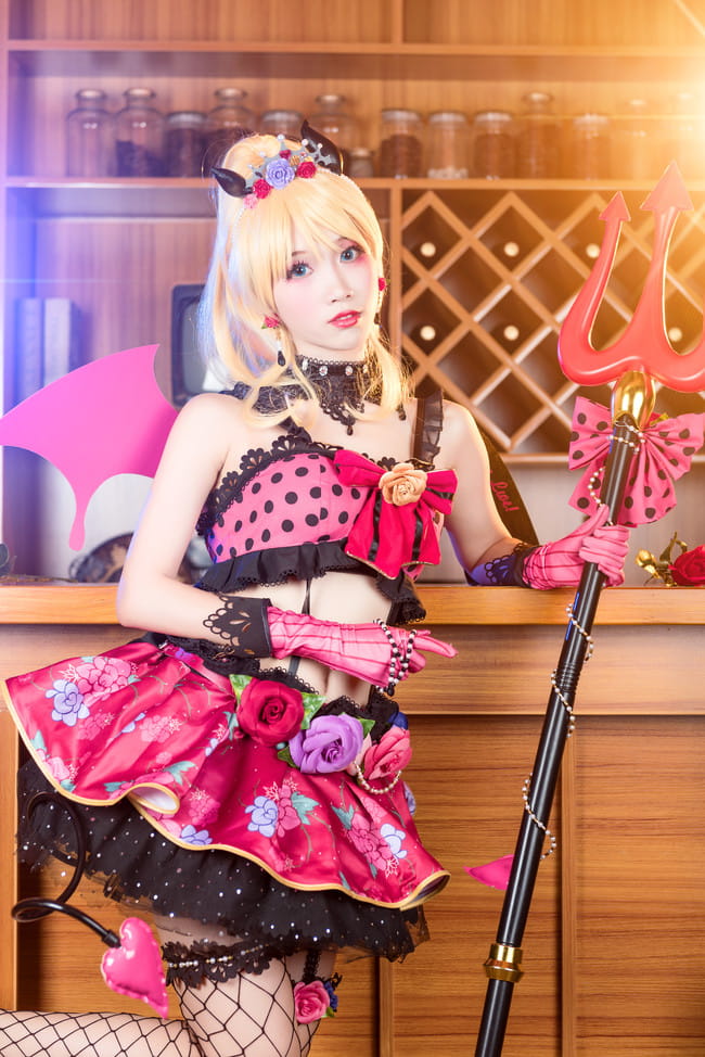 【授权】lovelive！小恶魔 绚濑绘里cos