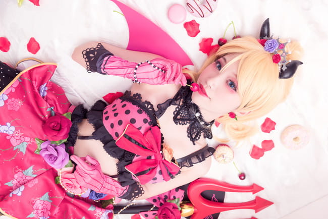 【授权】lovelive！小恶魔 绚濑绘里cos