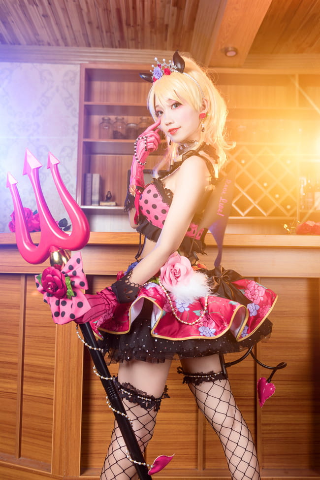 【授权】lovelive！小恶魔 绚濑绘里cos
