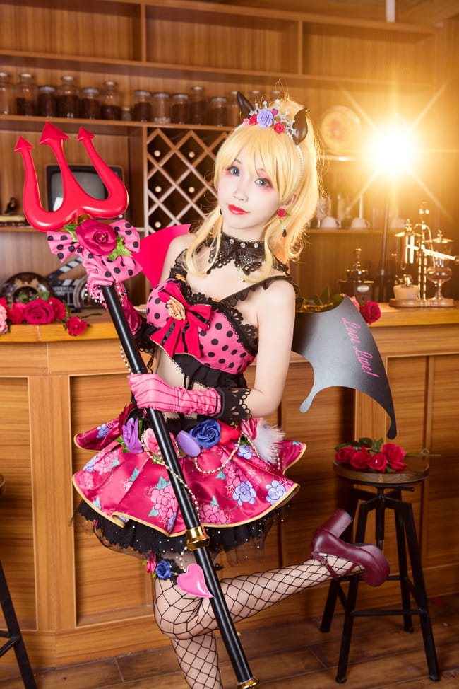 【授权】lovelive！小恶魔 绚濑绘里cos