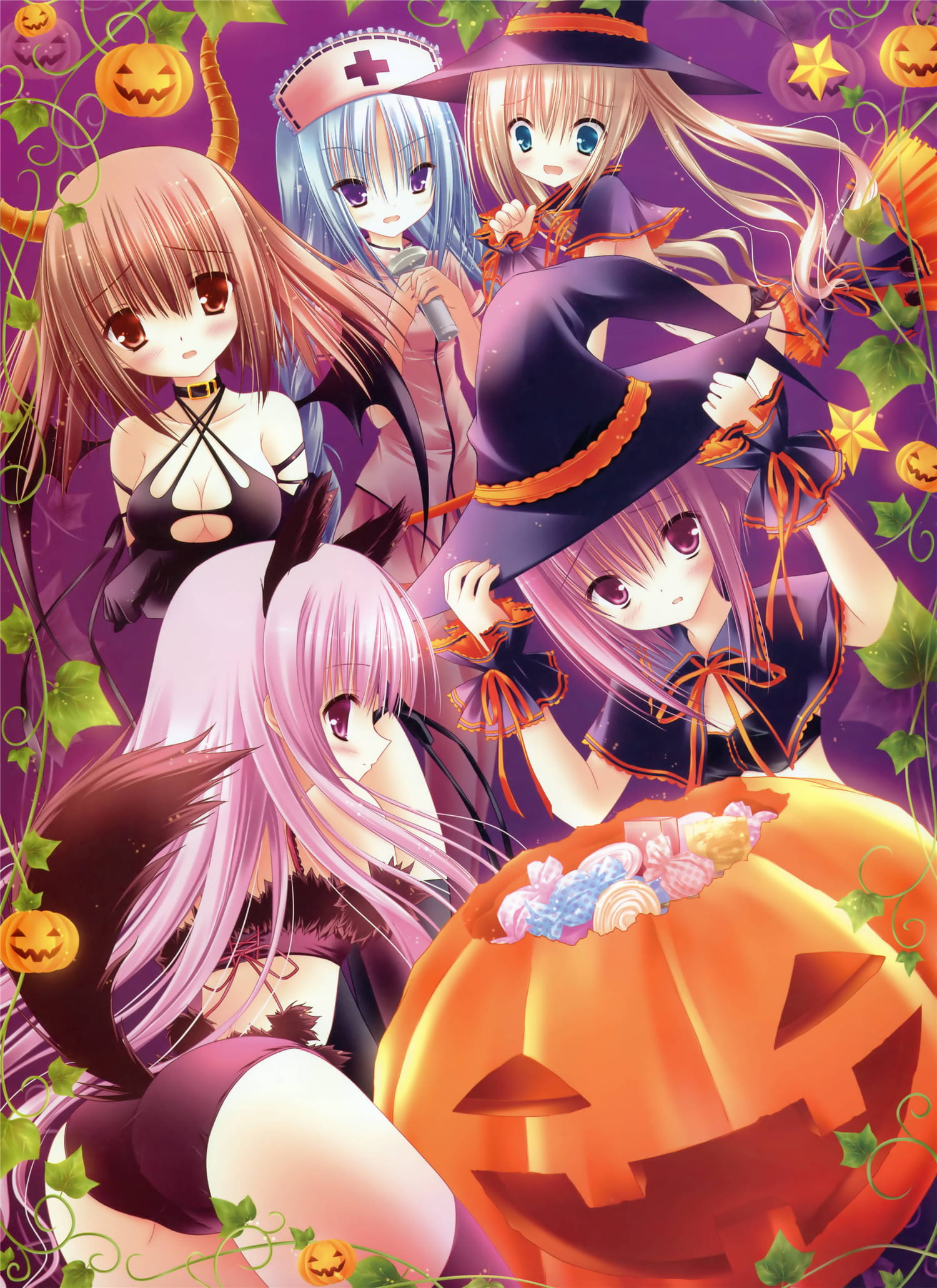 万圣节手机壁纸 小鬼蕾姆陪你捣蛋(1)