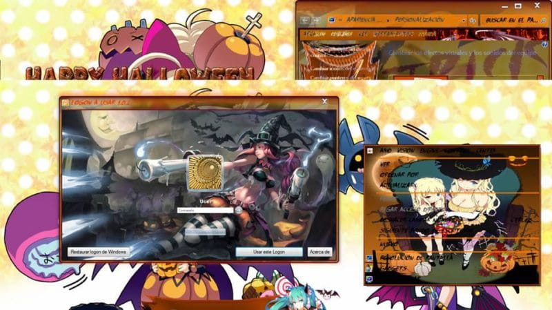 诱人的小恶魔 halooween 万圣节系列win7主题