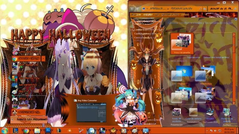 诱人的小恶魔 halooween 万圣节系列win7主题