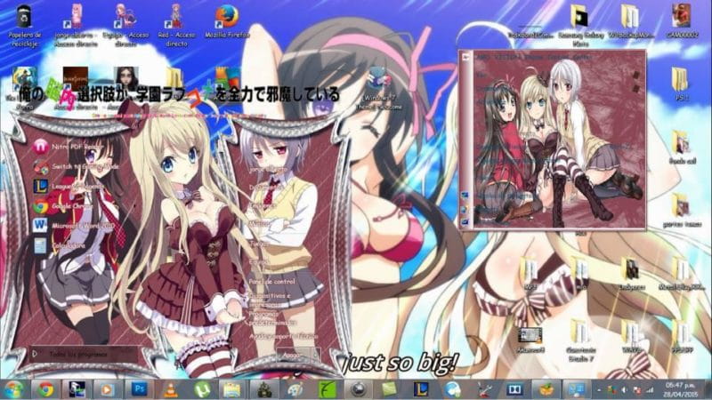 无法逃避的诅咒 我的脑内恋碍选项 win7主题