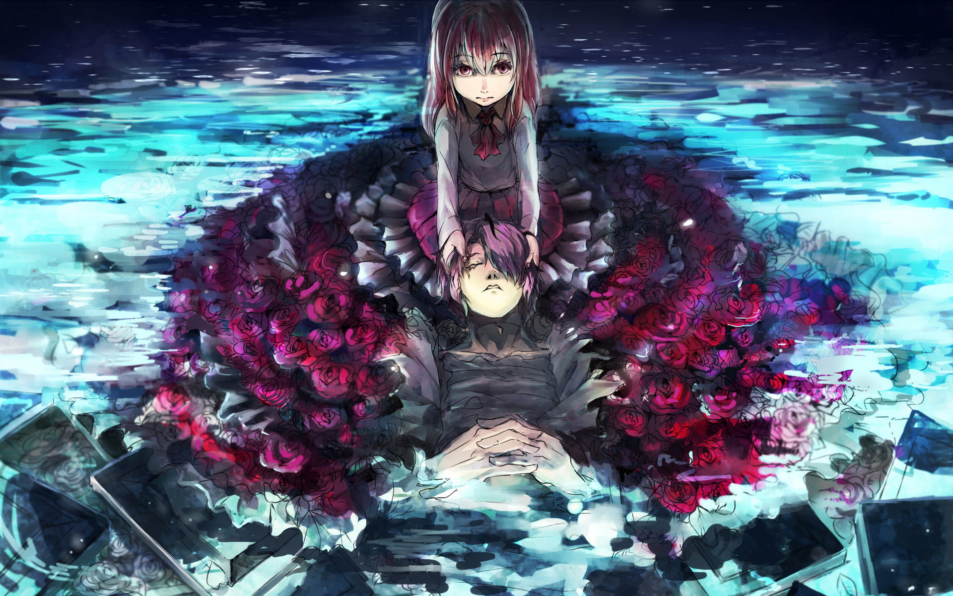 IB恐怖美术馆 动漫电脑壁纸下载