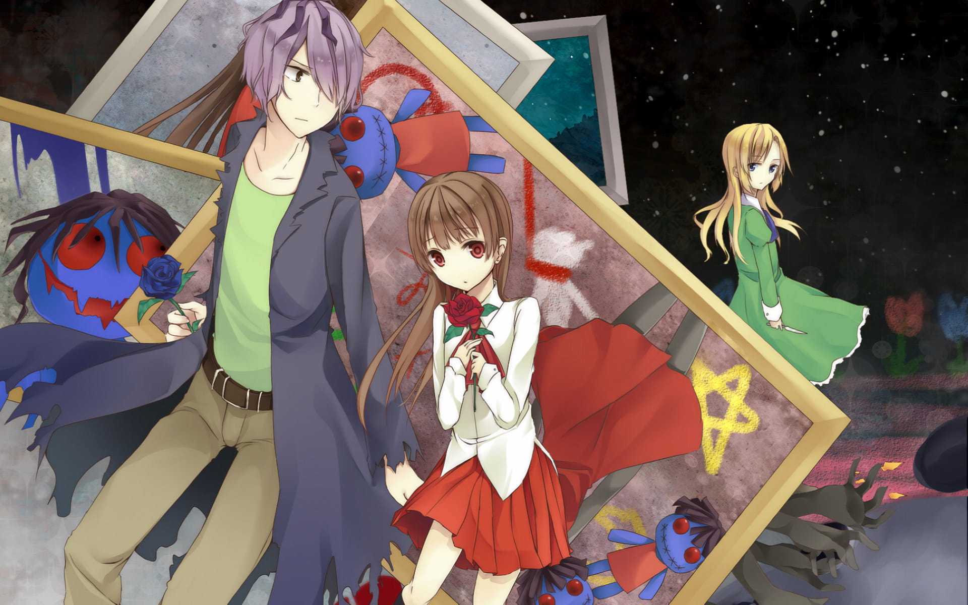 IB恐怖美术馆 动漫电脑壁纸下载