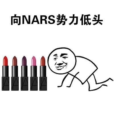 向一切口红势力低头 向YSL星辰低头表情包下载