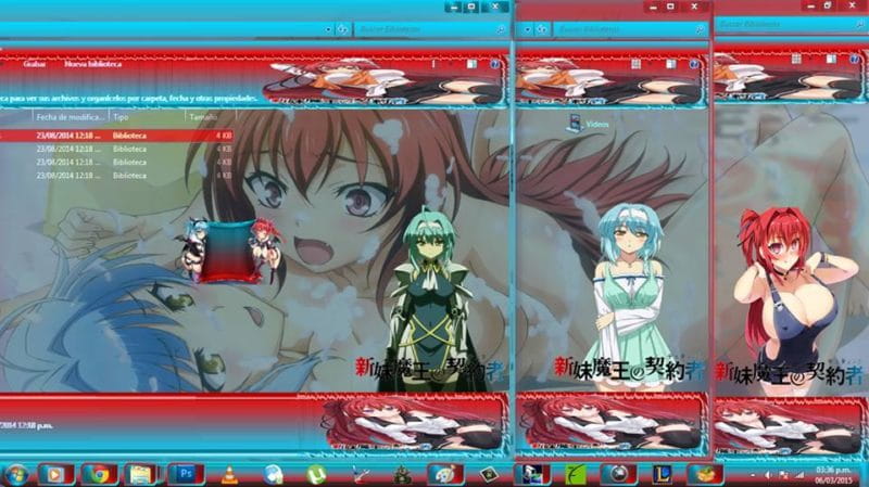 巨乳义妹 新妹魔王的契约者 win7主题