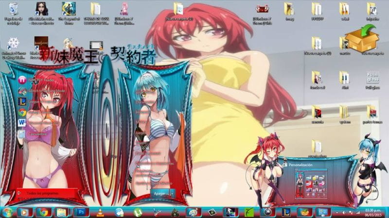 巨乳义妹 新妹魔王的契约者 win7主题