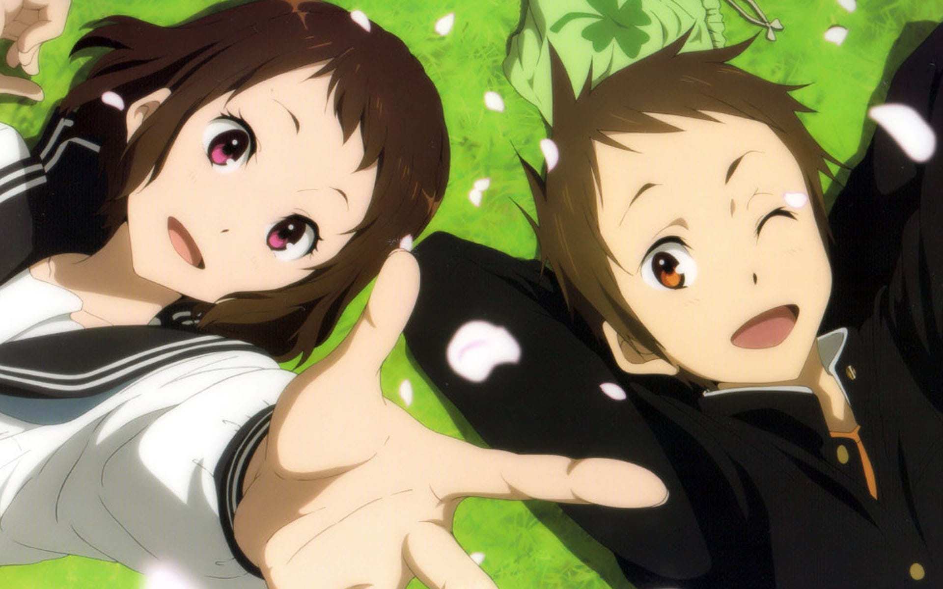 冰菓 千反田爱瑠&折木奉太郎 动漫电脑壁纸下载