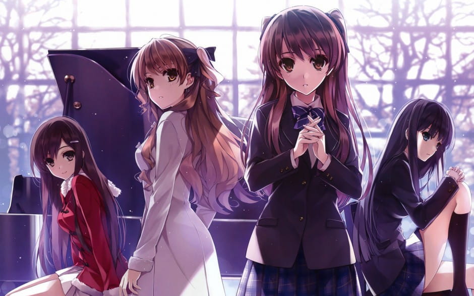 这样的女生才有爱 二次元长发少女壁纸(1)