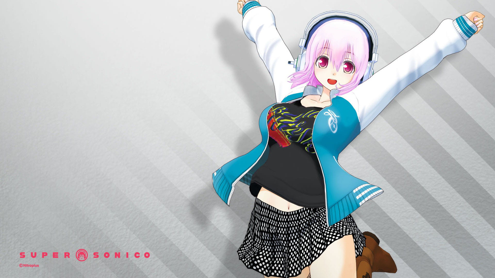 棉花糖女孩 超级索尼子 动漫电脑壁纸下载(1)