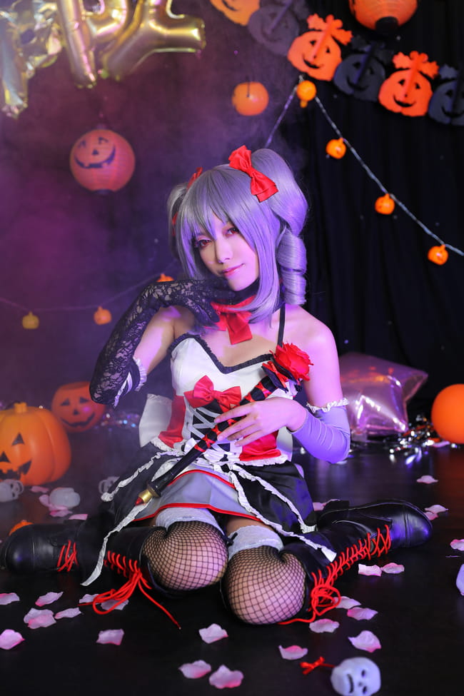 偶像大师灰姑娘女孩 神崎兰子万圣节COS 万圣节快乐