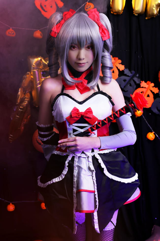 偶像大师灰姑娘女孩 神崎兰子万圣节COS 万圣节快乐