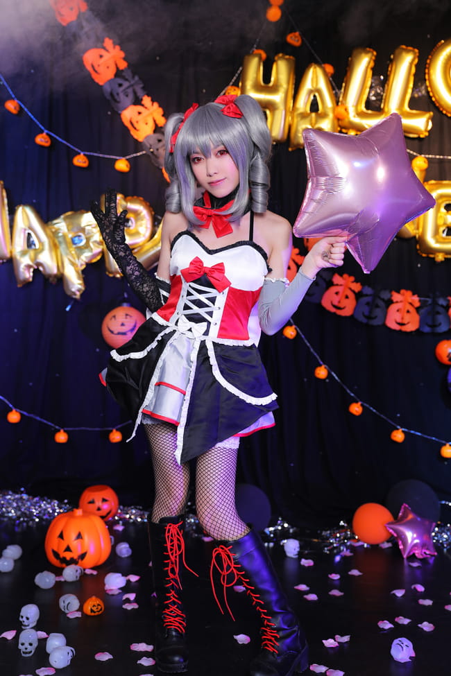 偶像大师灰姑娘女孩 神崎兰子万圣节COS 万圣节快乐